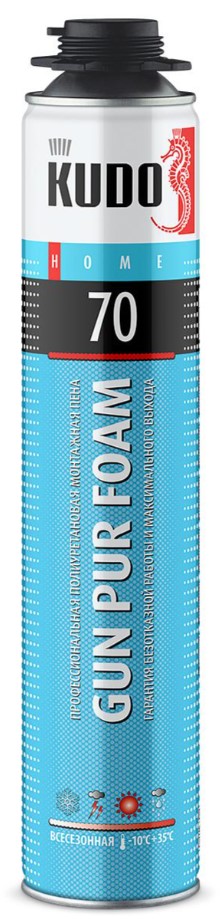 Профессиональная монтажная пена KUDO HOME 70 всесезон